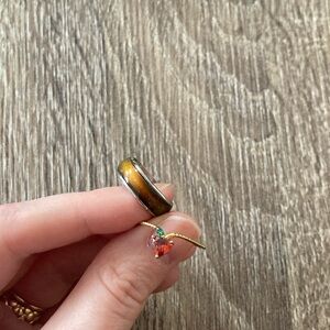 💫 Lots de deux bagues style années 90